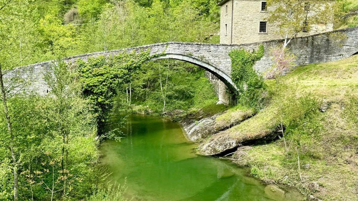Trekking auf dem Pilgerweg des Apenins der Toskana